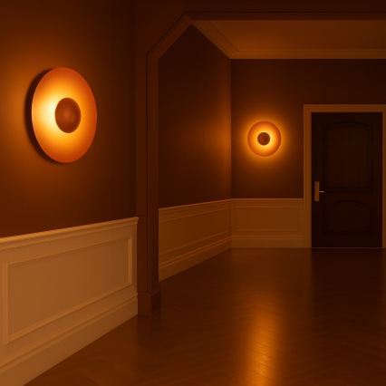 Argon 8866 - Aplique de parede LED BOLTON LED/12,5W/230V 3000K terracota