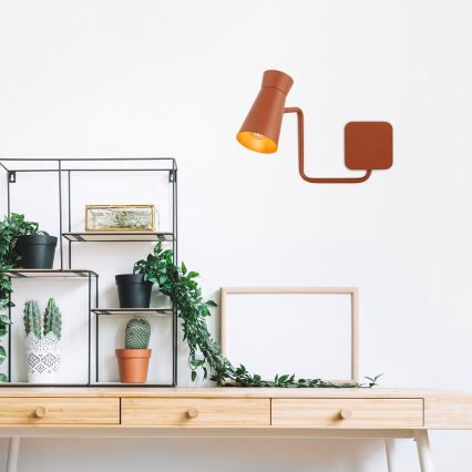 Argon 8882 - Aplique de parede LORD 1xE14/7W/230V terracota