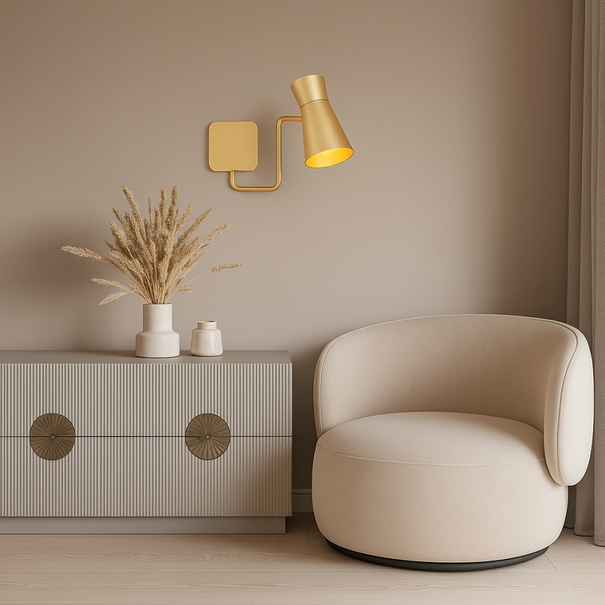 Argon 8884 - Aplique de parede LORD 1xE14/7W/230V dourado