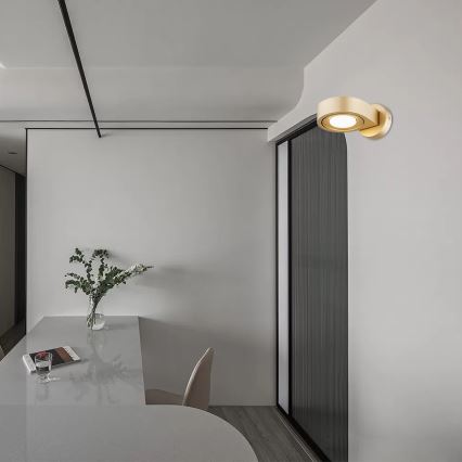 Argon 8899 - Aplique de parede LOTUS 1xGX53/12W/230V dourado