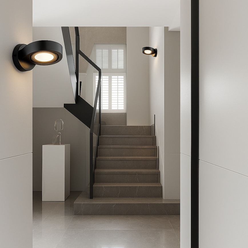 Argon 8900 - Aplique de parede LOTUS 1xGX53/12W/230V preto