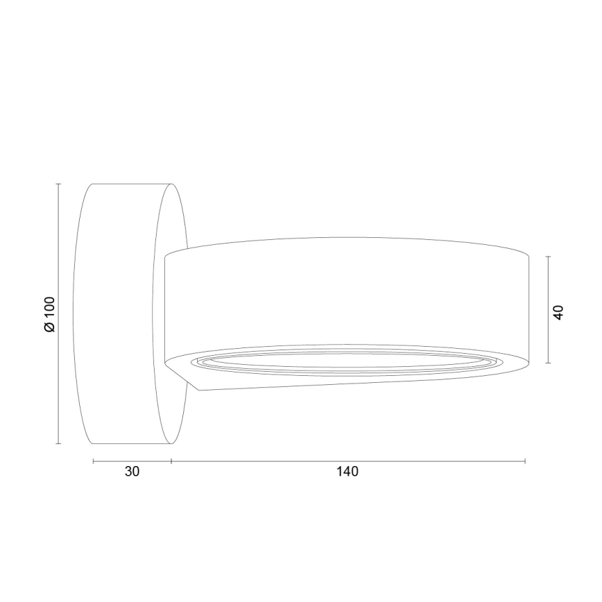 Argon 8901 - Aplique de parede LOTUS 1xGX53/12W/230V roxo