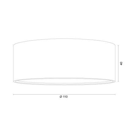 Argon 8904 - Candeeiro de tecto ELORA 1xGX53/7W/230V Ø 11 cm roxo