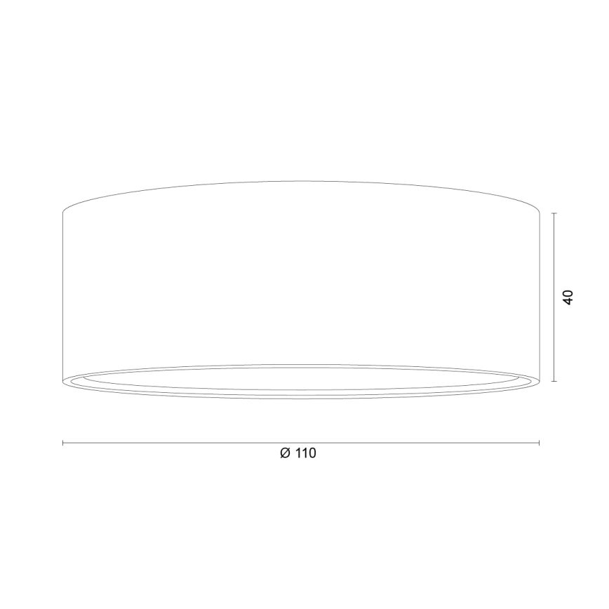 Argon 8904 - Candeeiro de tecto ELORA 1xGX53/7W/230V Ø 11 cm roxo