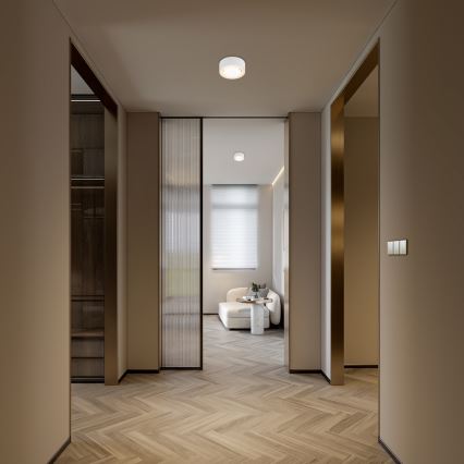 Argon 8915 - Luminária de teto ELORA 1xGX53/7W/230V Ø 11 cm branca