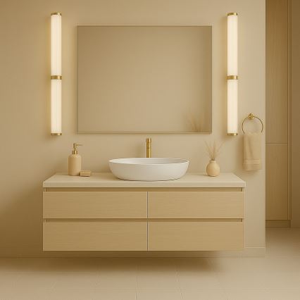 Argon 8926 - Iluminação LED para espelho de casa de banho BATUMI LED/24W/230V 3000K IP44 dourada