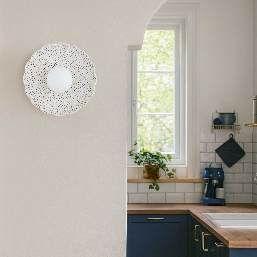 Argon 8934 - Aplique de parede BOLL 1xG9/6W/230V branco