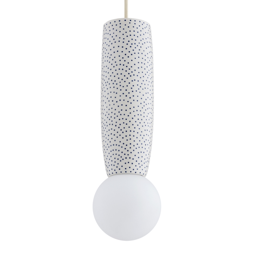 Argon 8938 - Lustre suspenso em cabo BOLL 1xG9/6W/230V branco
