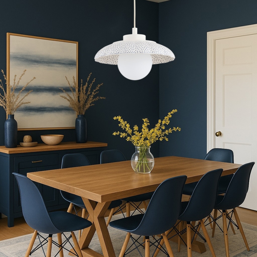 Argon 8947 - Lustre suspenso em cabo BOLL 1xG9/6W/230V branco