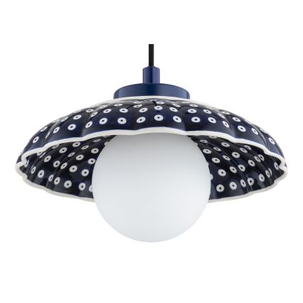 Argon 8948 - Lustre suspenso por cabo BOLL 1xG9/6W/230V azul