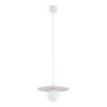 Argon 8949 - Lustre suspenso por cabo BOLL 1xG9/6W/230V branco
