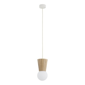 Argon 8951 - Lustre de casa de banho suspenso por cabo VOLANTE 1xG9/6W/230V IP44 bege