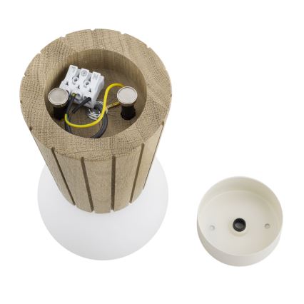 Argon 8973 - Candeeiro de teto para casa de banho VOLANTE 1xG9/6W/230V IP44 Ø 12 cm bege