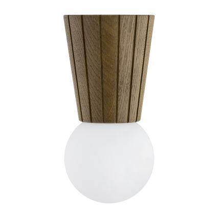 Argon 8974 - Candeeiro de tecto para casa de banho VOLANTE 1xG9/6W/230V IP44 Ø 12 cm castanho