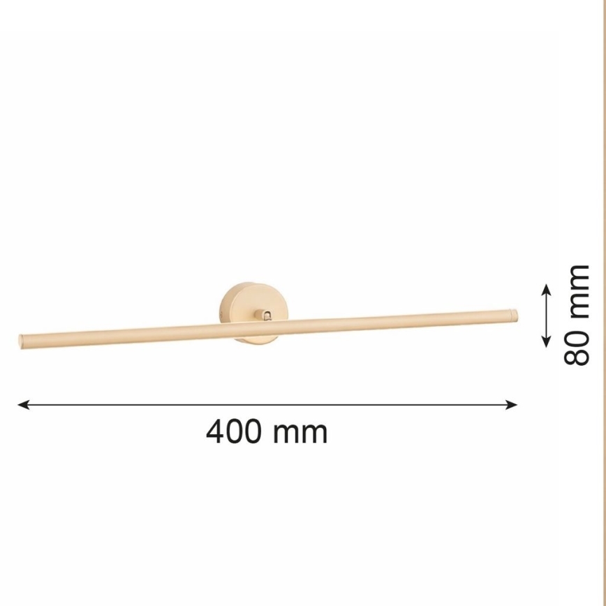 Argon 8992 - Aplique para quadros MIRI LED/7,2W/230V 3000K 40 cm bege