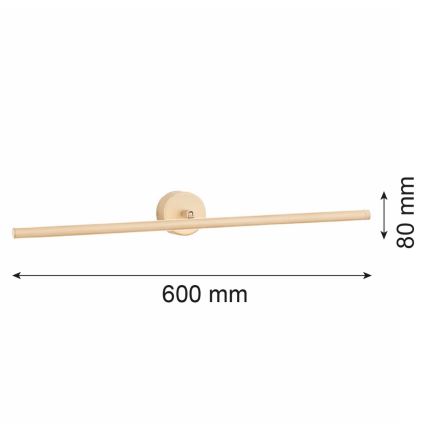Argon 8994 - Candeeiro LED para quadros MIRI LED/10,8W/230V 3000K 60 cm bege