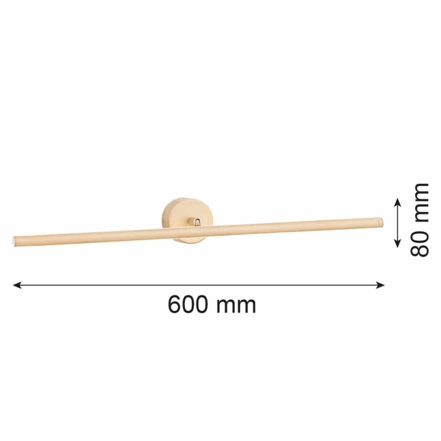 Argon 8994 - Candeeiro LED para quadros MIRI LED/10,8W/230V 3000K 60 cm bege