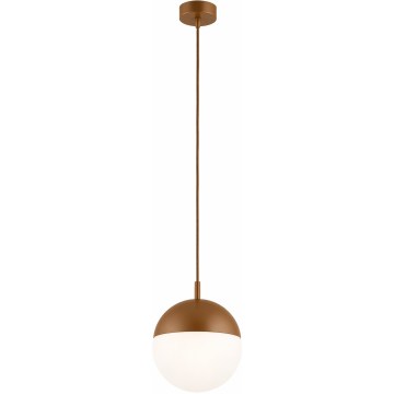 Argon 8998 - Candeeiro pendente de exterior com cabo LIV 1x E27/15 W/230 V IP44 castanho