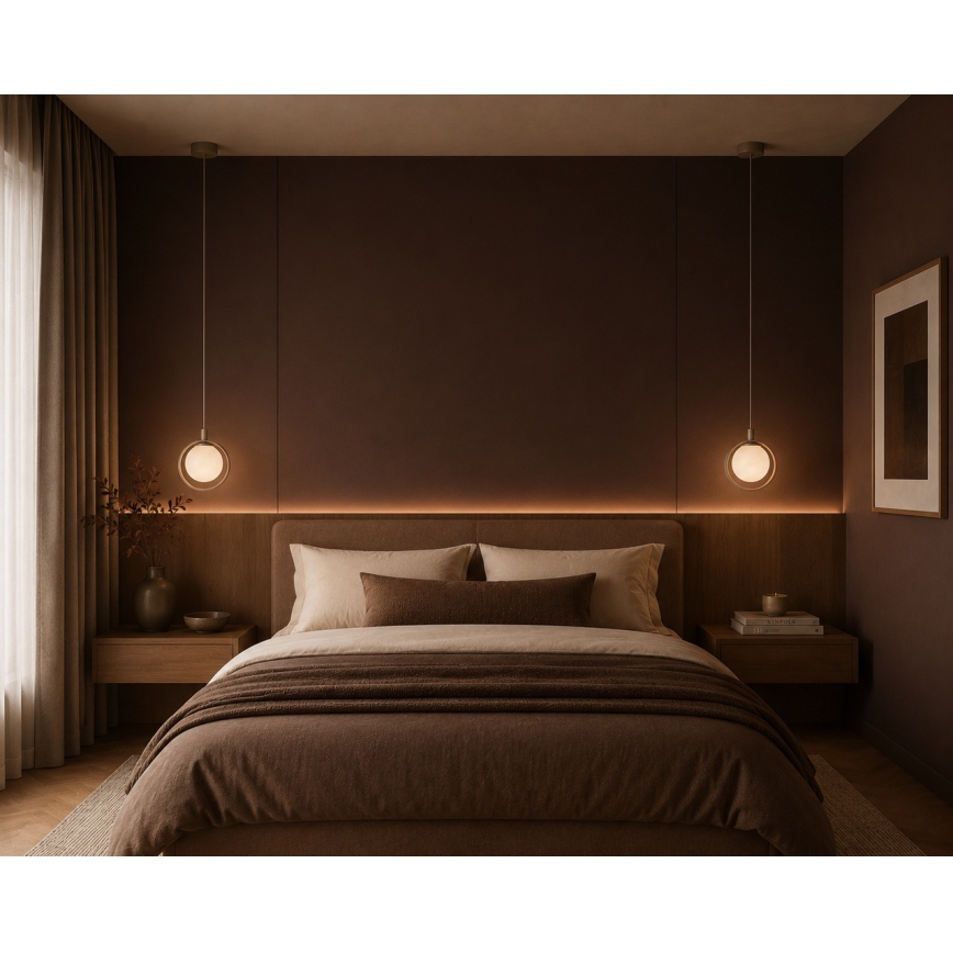 Argon 9003 - Lustre suspenso por cabo SATUROS 1xG9/6W/230V