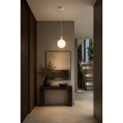 Argon 9004 - Candeeiro exterior suspenso por cabo ORE 1xG9/6W/230V IP44 branco