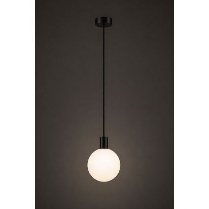 Argon 9005 - Lustre exterior suspenso por cabo ORE 1xG9/6W/230V IP44 preto
