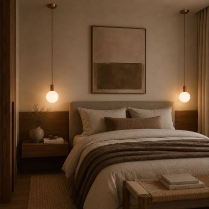 Argon 9006 - Lustre de exterior suspenso em cabo ORE 1xG9/6W/230V IP44 acabamento em cobre