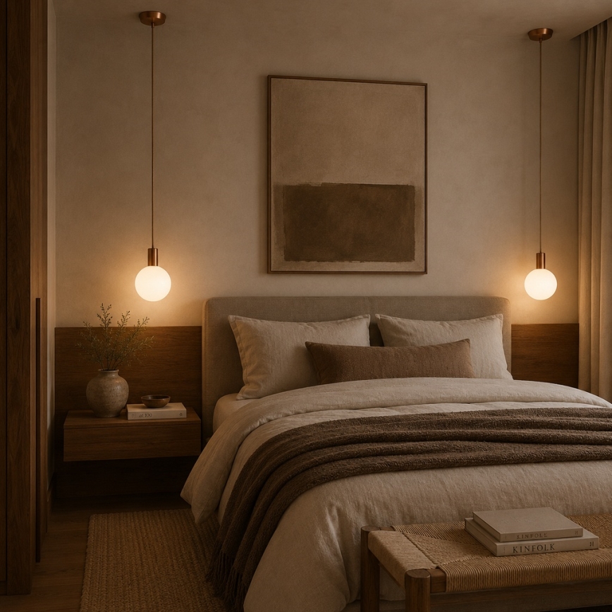 Argon 9006 - Lustre de exterior suspenso em cabo ORE 1xG9/6W/230V IP44 acabamento em cobre