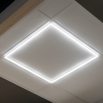 Armação LED embutida AVAR LED/32W/230V 3000/4000/6500K 59x59 cm