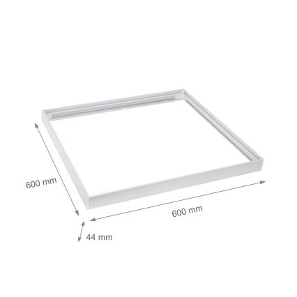 Armação metálica para a instalação de painéis LED 600x600 mm branco