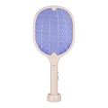 Armadilha elétrica LED para insetos 2 em 1 500 mAh/5V bege