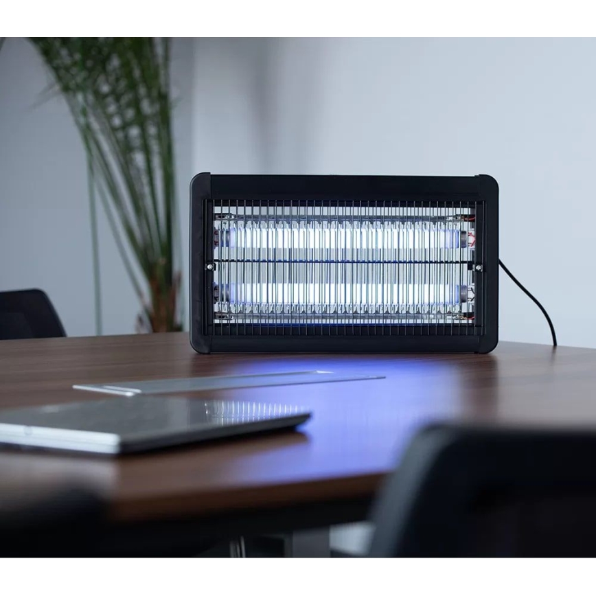 Armadilha elétrica para insetos 2x10W/230V 100 m²