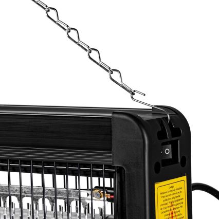 Armadilha elétrica para insetos 2x10W/230V 100 m²