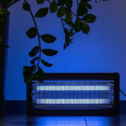 Armadilha elétrica para insetos 2x15W/230V 120 m²