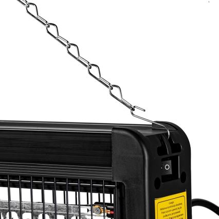 Armadilha elétrica para insetos 2x15W/230V 120 m²