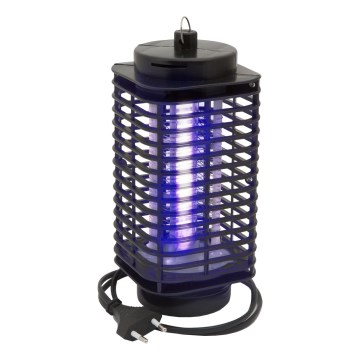 Armadilha elétrica UV para insetos 1,2W/230V, preta