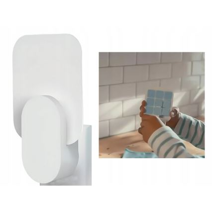 Armadilha luminosa LED para mosquitos com placas substituíveis UV/230V