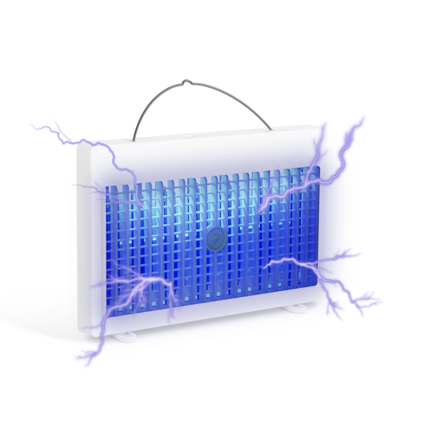 Armadilha UV recarregável para insetos 1200 mAh/5V branca