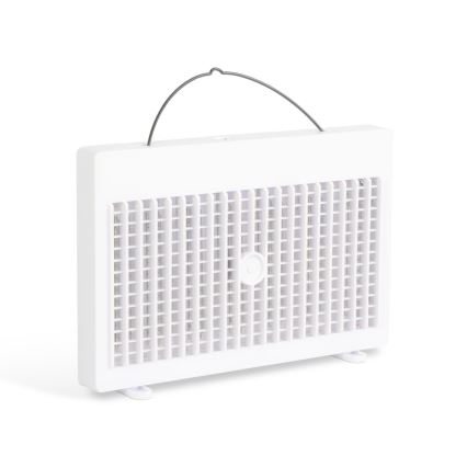 Armadilha UV recarregável para insetos 1200 mAh/5V branca