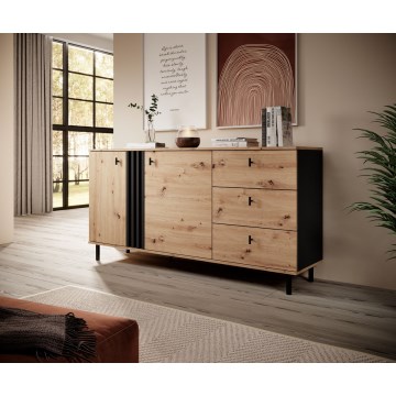 Armário BADIA carvalho/antracite