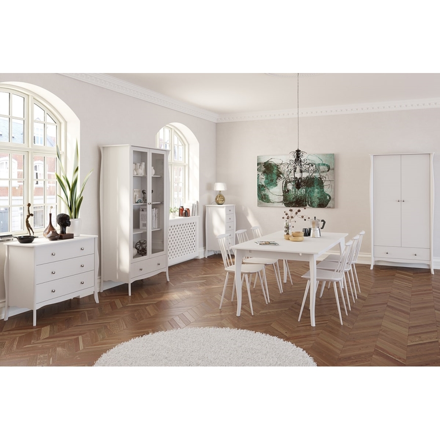 Armário BAROQUE 80x96,5 cm branco