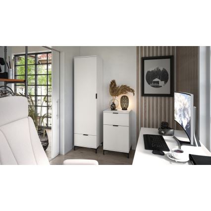 Armário com gaveta LORA branco