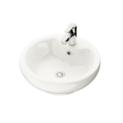 Armário de casa de banho com lavatório TRONDHEIM/DRAMMEN 60x57x46 cm preto/branco
