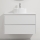 Armário de casa de banho com lavatório TRONDHEIM/VIKEDAL 90x57x46 cm branco