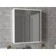 Armário de casa de banho com um espelho KAYLA 78x60 cm branco