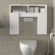Armário de casa de banho GERONIMO 61x76 cm branco