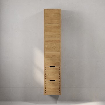 Armário de casa de banho GRIBSKOV 175 cm bege/carvalho