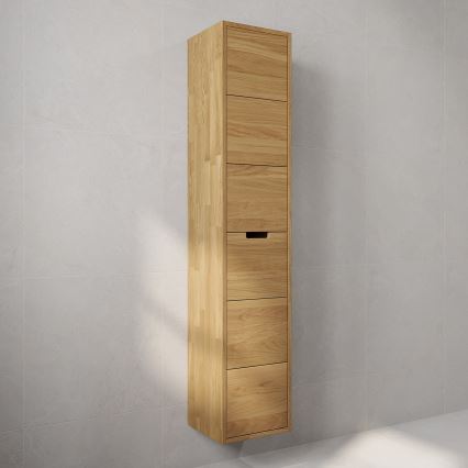 Armário de casa de banho GRIBSKOV 175 cm bege/carvalho