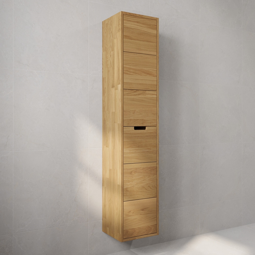 Armário de casa de banho GRIBSKOV 175 cm bege/carvalho