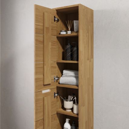 Armário de casa de banho GRIBSKOV 175 cm bege/carvalho