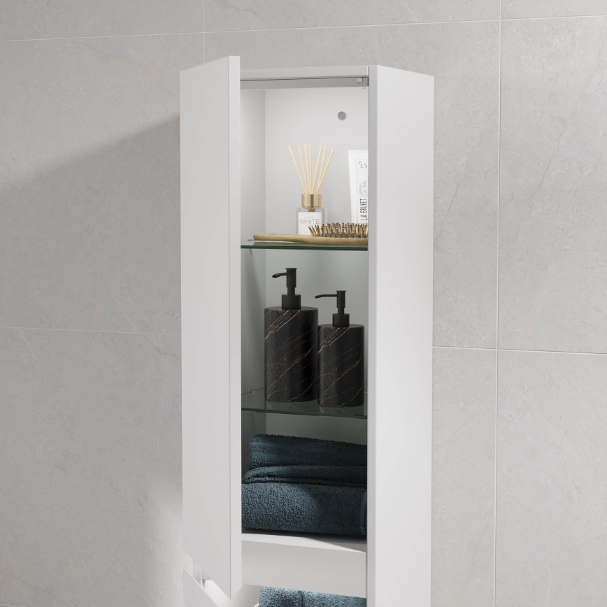 Armário de casa de banho HELSINKI 174 cm branco
